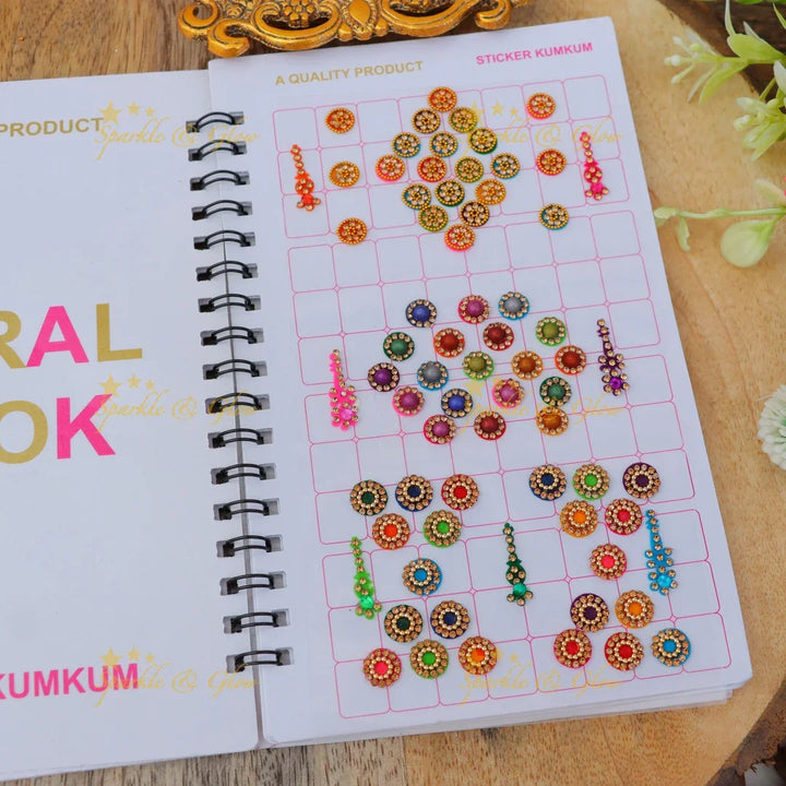Multi-Shape Designer Bindi Pack - Festive Elegance