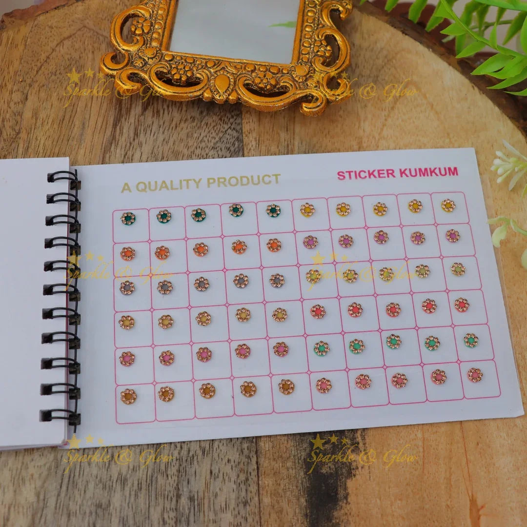 Navya Suhag Bindi Book - Festive Floral Collection