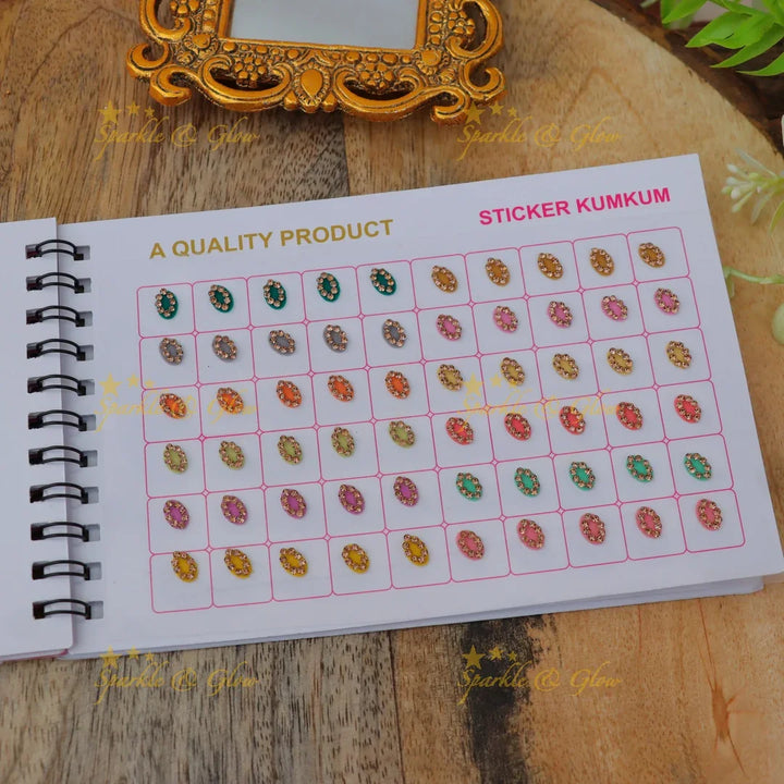 Navya Suhag Bindi Book - Festive Floral Collection