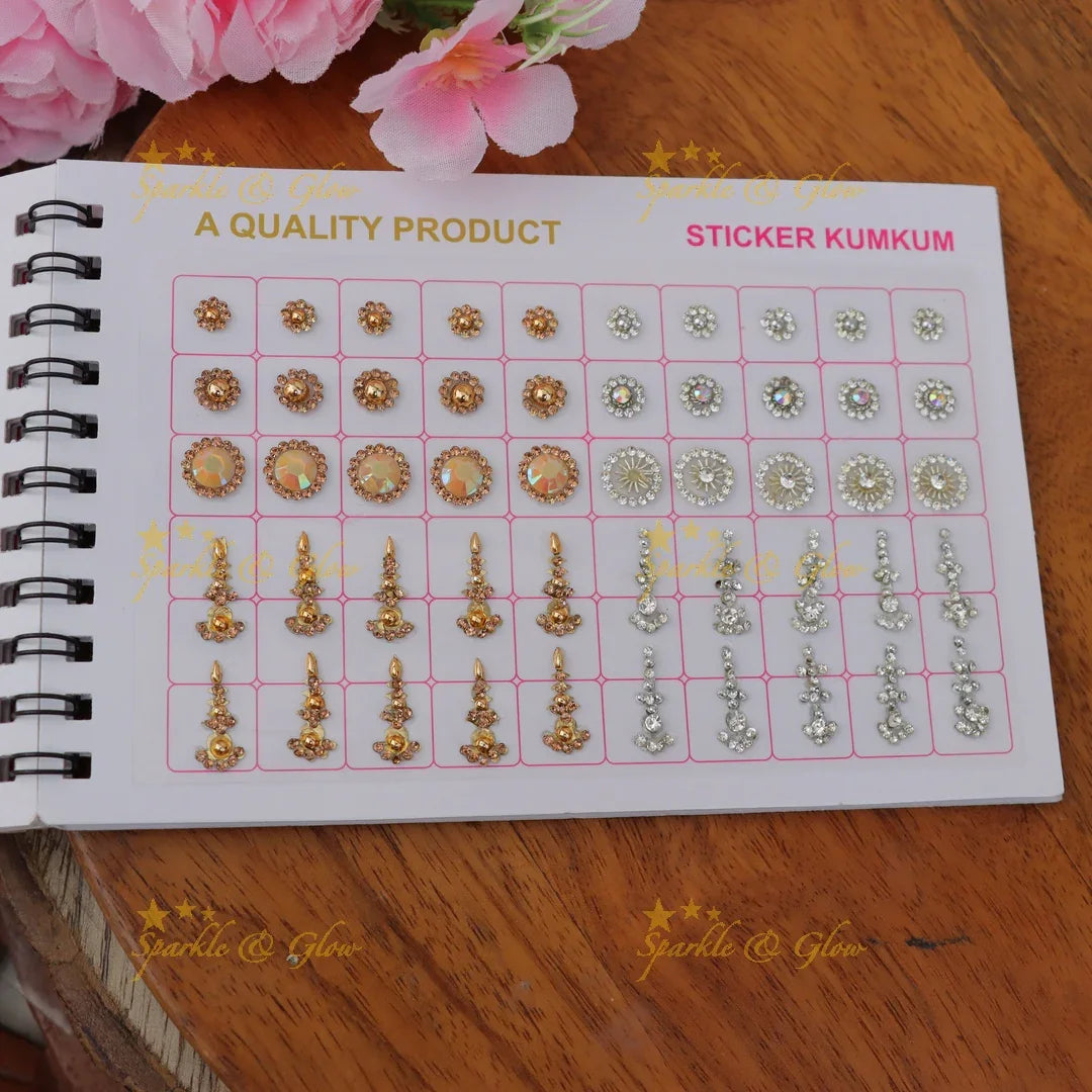 Exquisite Multi-Shape Bindi Collection for Brides