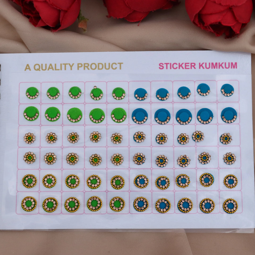 Exquisite Navya Suhag Festive Stonework Bindis Collection