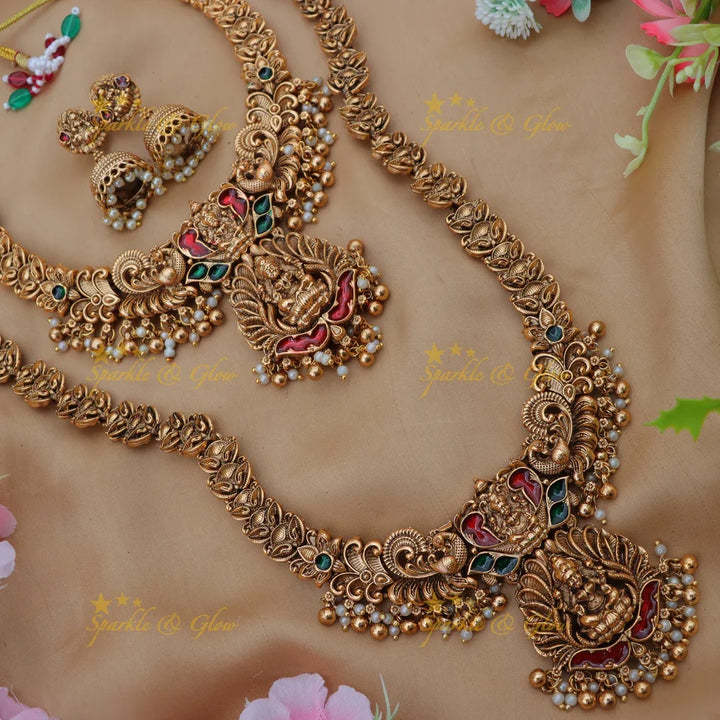Exquisite Lakshmi Bridal Set | Premium Imitation Jewellery