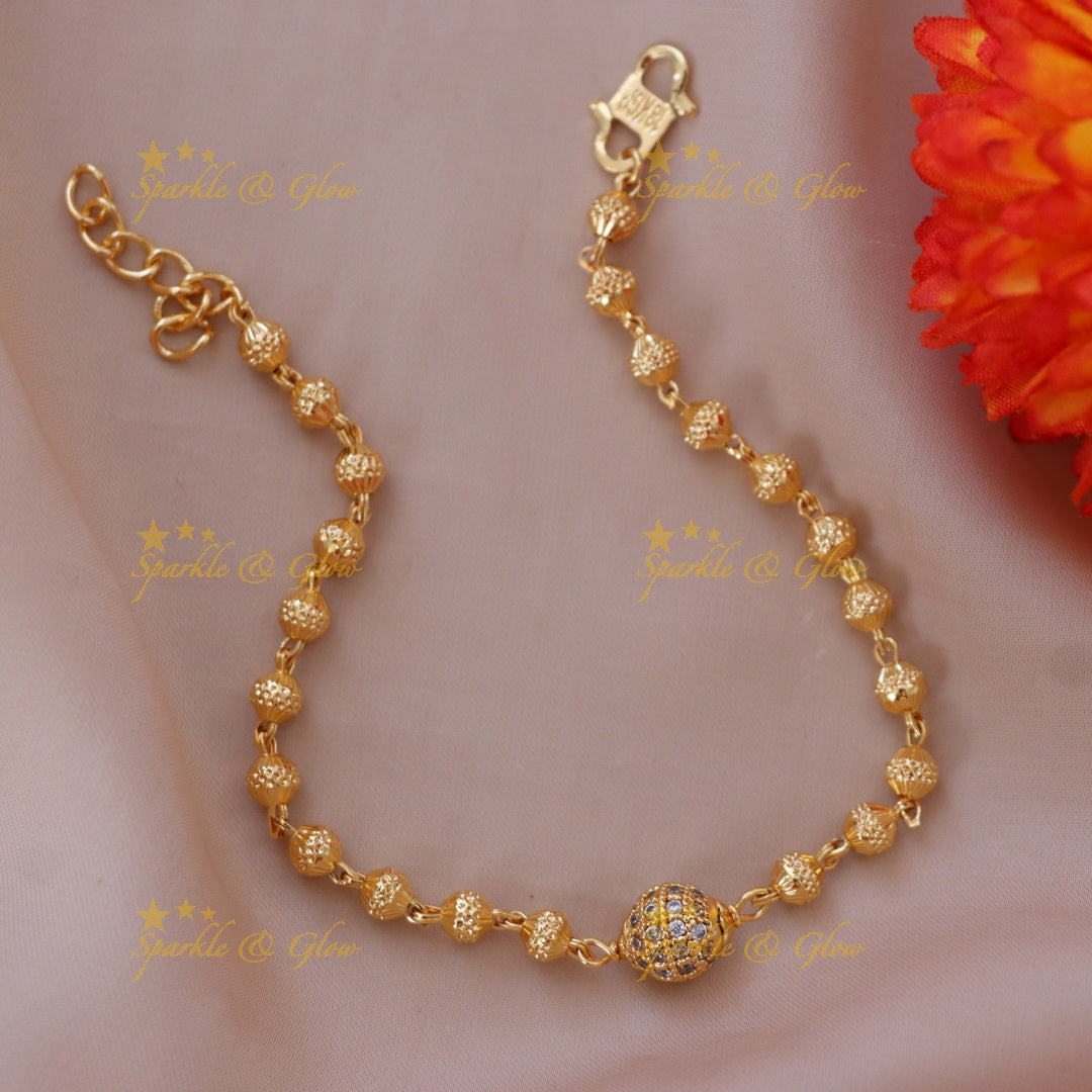Exquisite Gold-Plated Bracelet for Festive Elegance