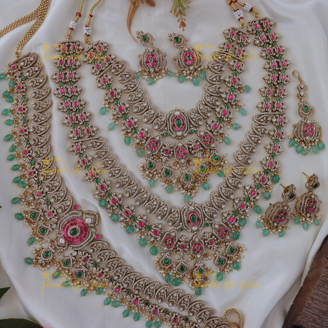 Exquisite Victorian Bridal Necklace - Floral Elegance