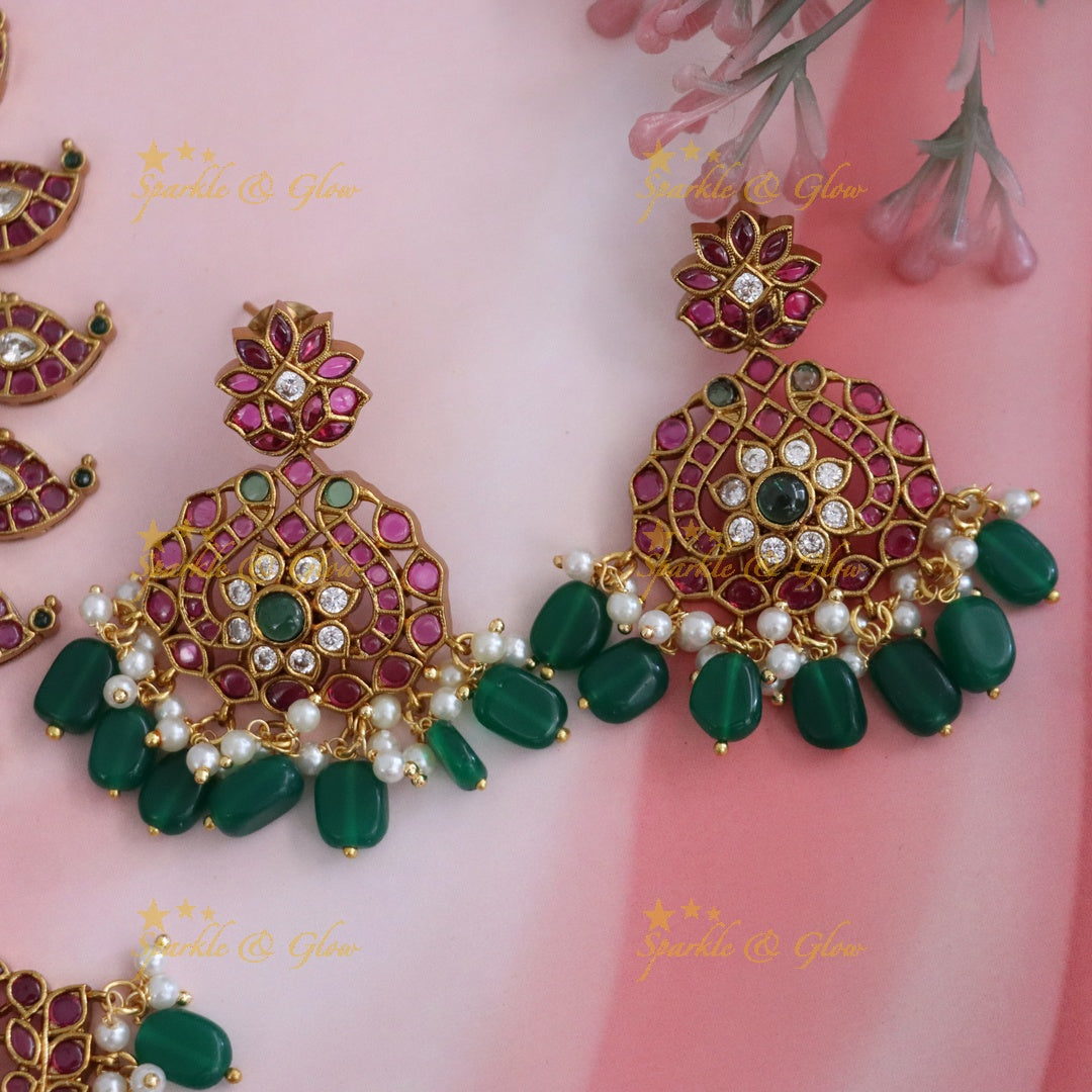 Premium Gold-Plated Necklace Set for Celebrations