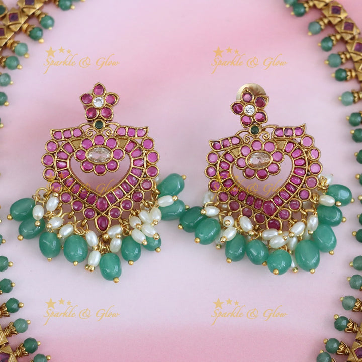 Festive Gold Long Necklace - Perfect for Celebrations
