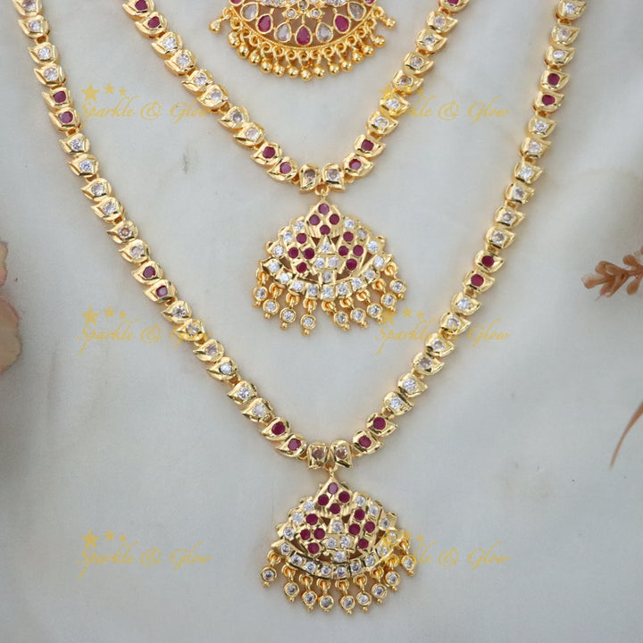 Luxurious Microgold Bridal Set for Elegant Weddings