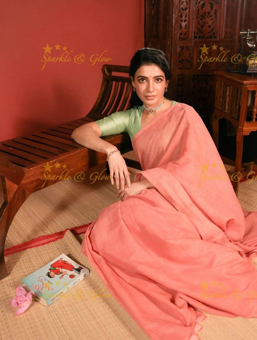 Elegant Banarasi Cotton Silk Saree for Celebrations