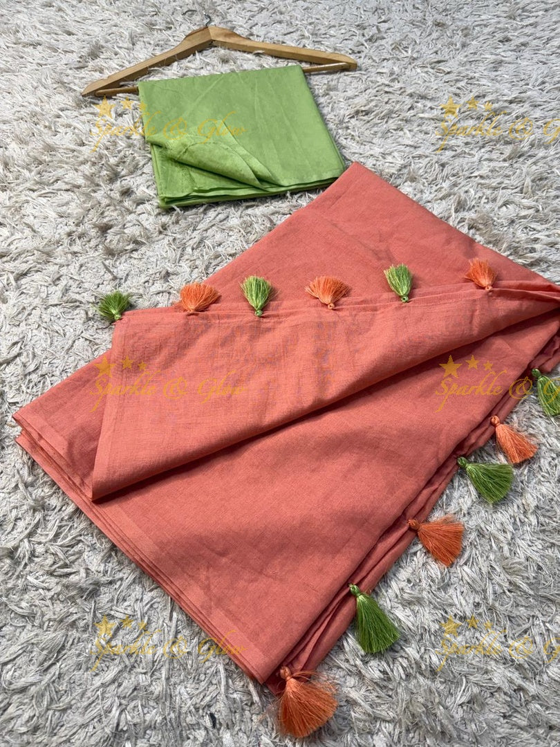 Elegant Banarasi Cotton Silk Saree for Celebrations