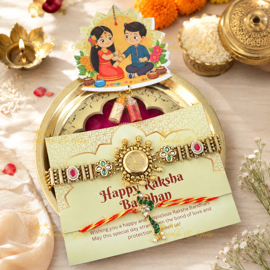Exquisite Rakhi Jewellery Gift Set for Festive Celebrations