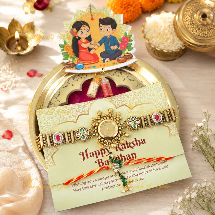 Exquisite Rakhi Jewellery Gift Set for Festive Celebrations