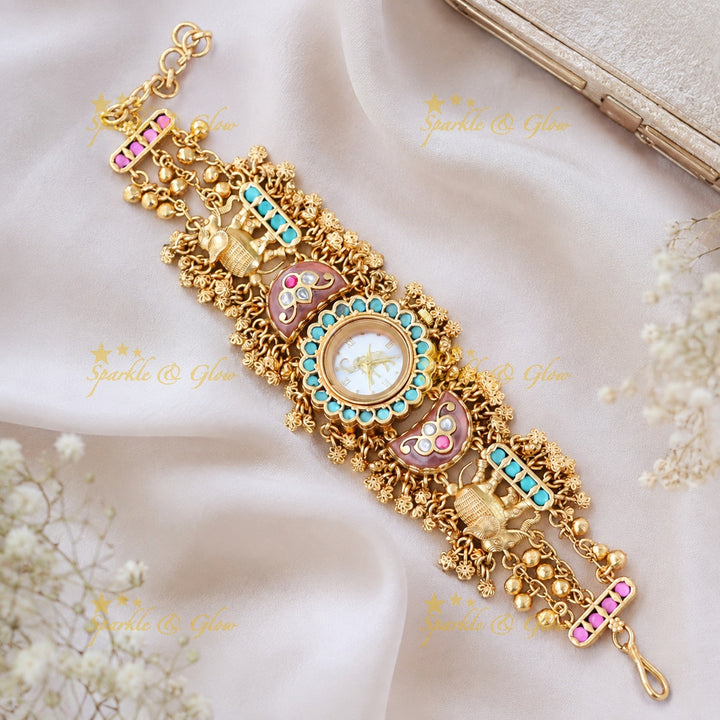 Exquisite Kashmiri Bracelet Watch - Heritage Design