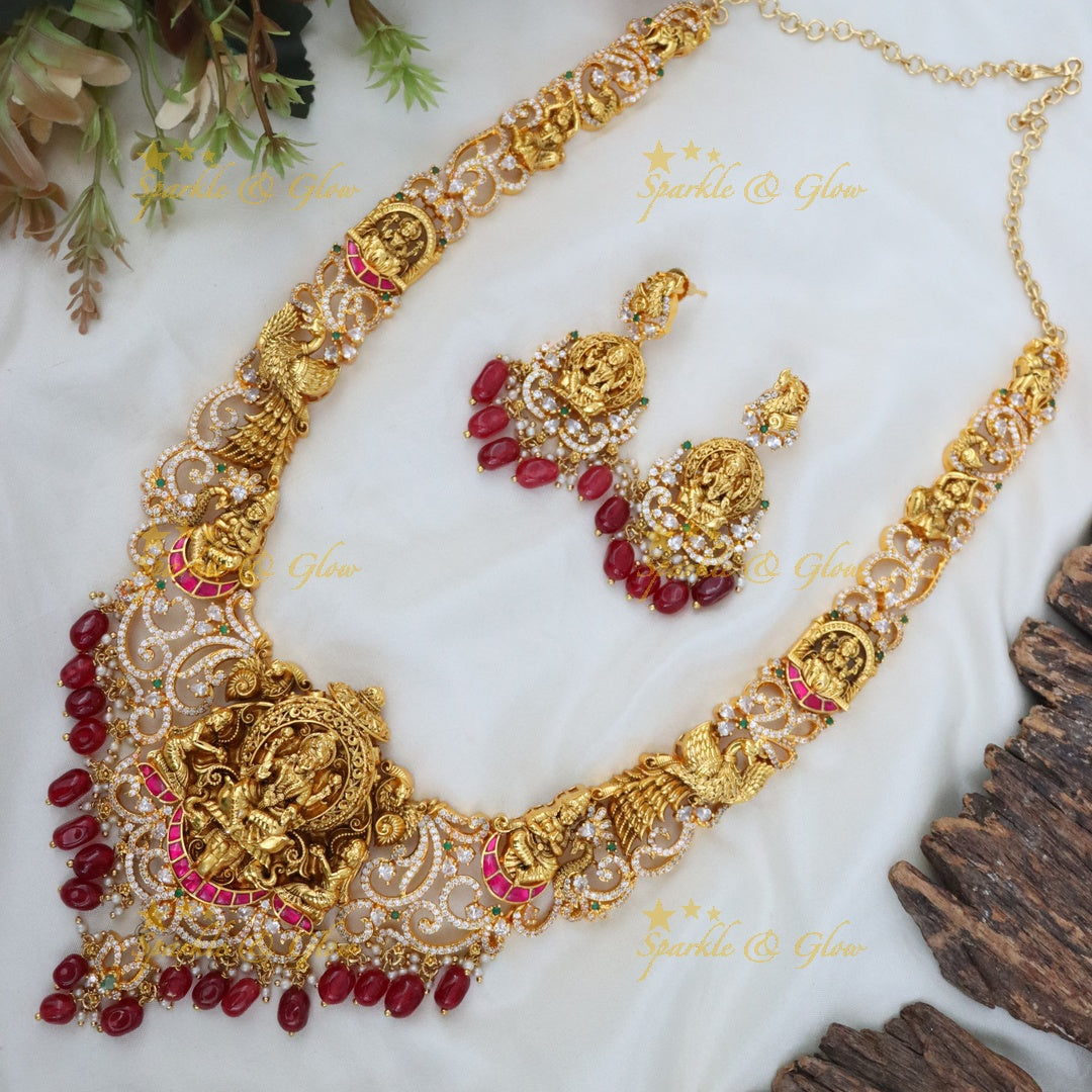Premium Lakshmi Temple Necklace for Festive Elegance