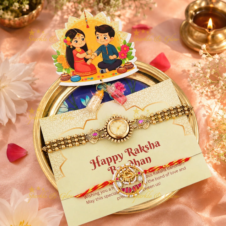Exquisite Raksha Bandhan Gift Hamper with Elegant Accessories