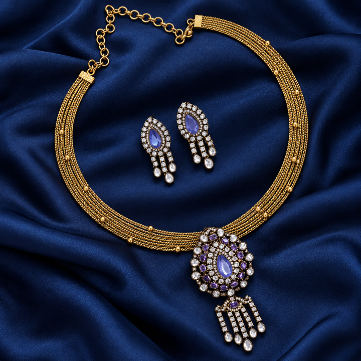 Victorian Gold Necklace - Opulent Elegance Redefined