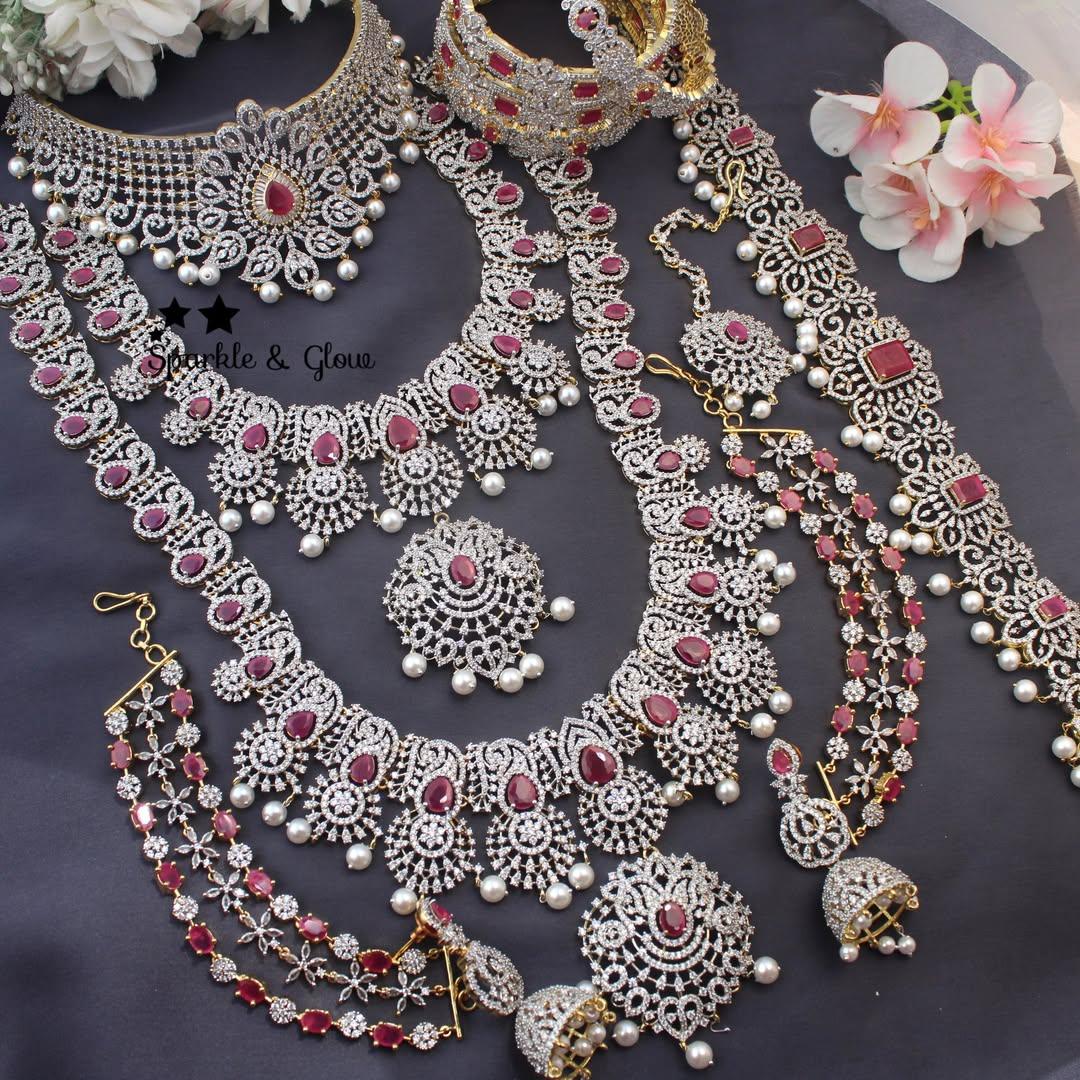 Exquisite AD Bridal Set for Your Perfect Wedding Look
