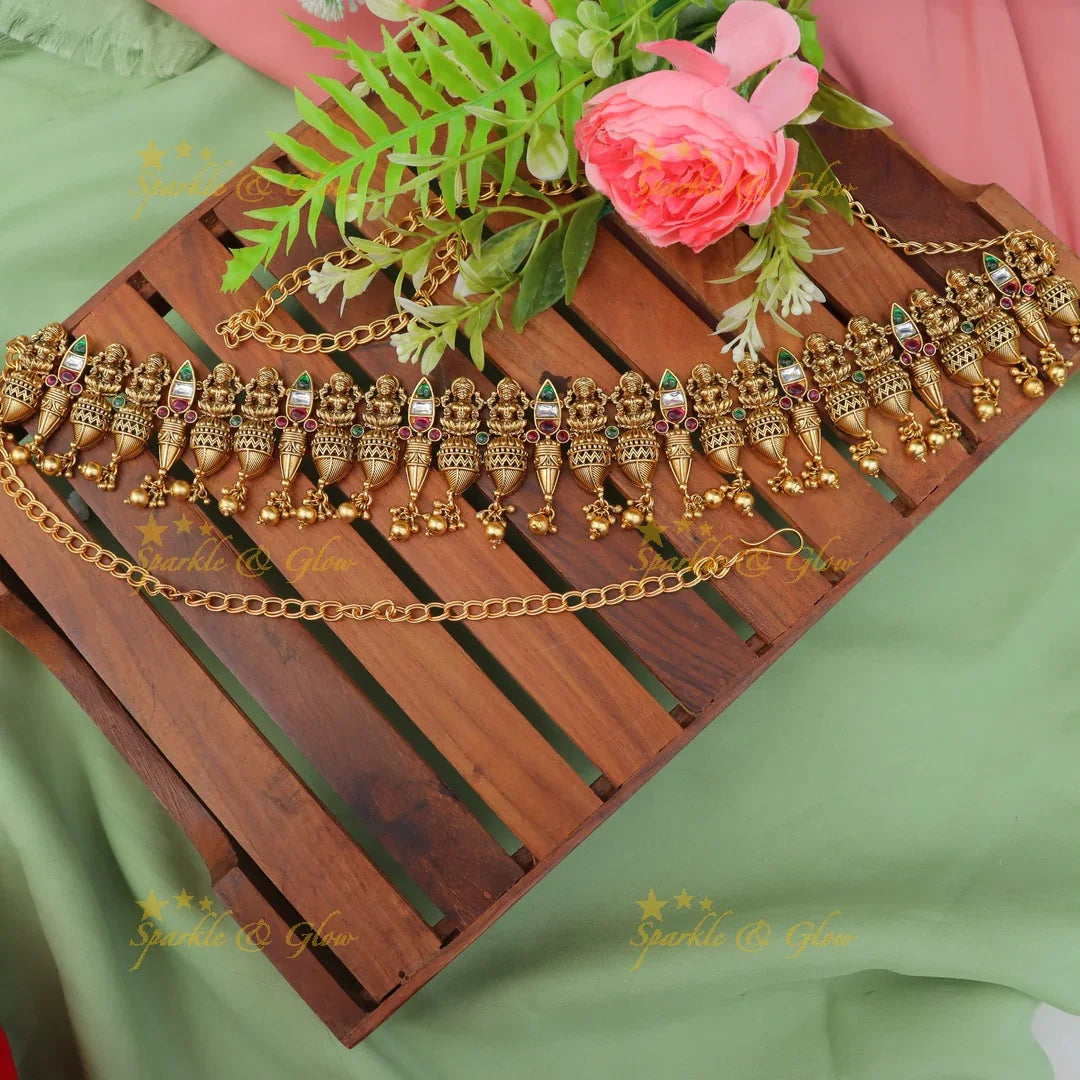 Exquisite Temple Hipchain for Bridal Elegance