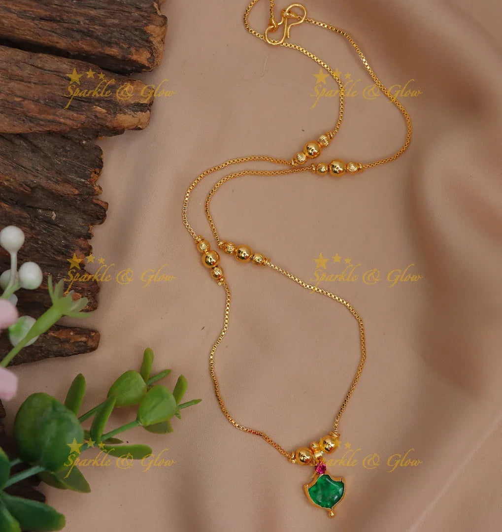 Kerala Palaka Pendant for Festive Elegance