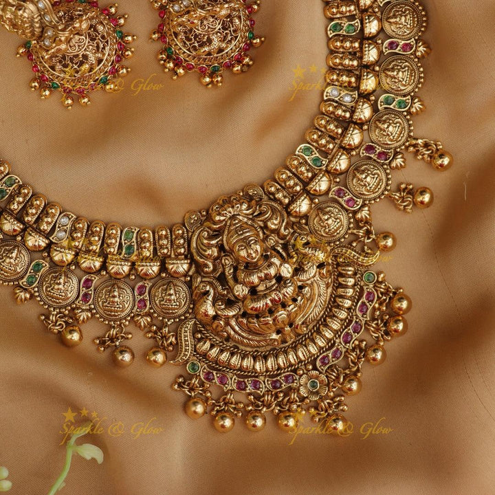 Lakshmi Coin Necklace - Premium & Ideal for Weddings