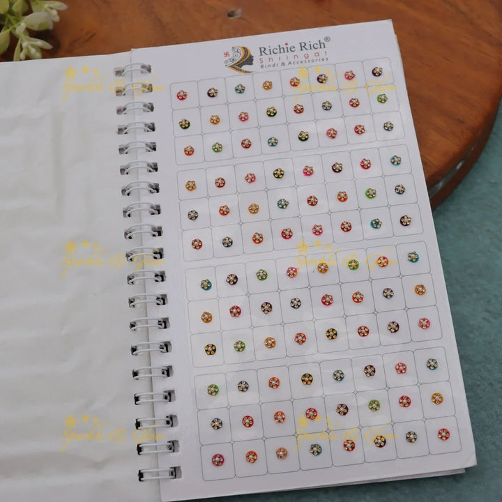Vibrant Stone Bindi Book for Festive Elegance