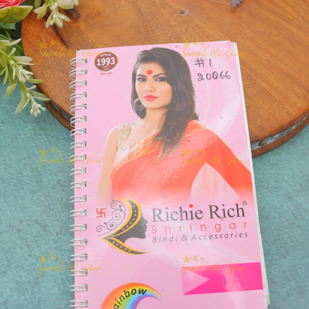 Vibrant Stone Bindi Book for Festive Elegance