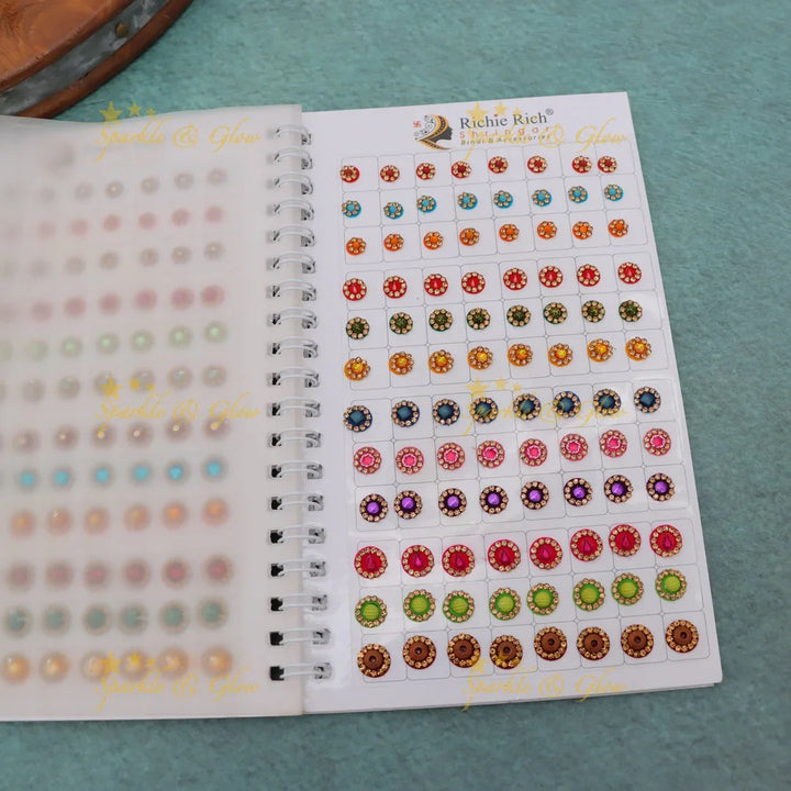 Richie Rich Assorted Bindi Book - Vibrant Festive Collection
