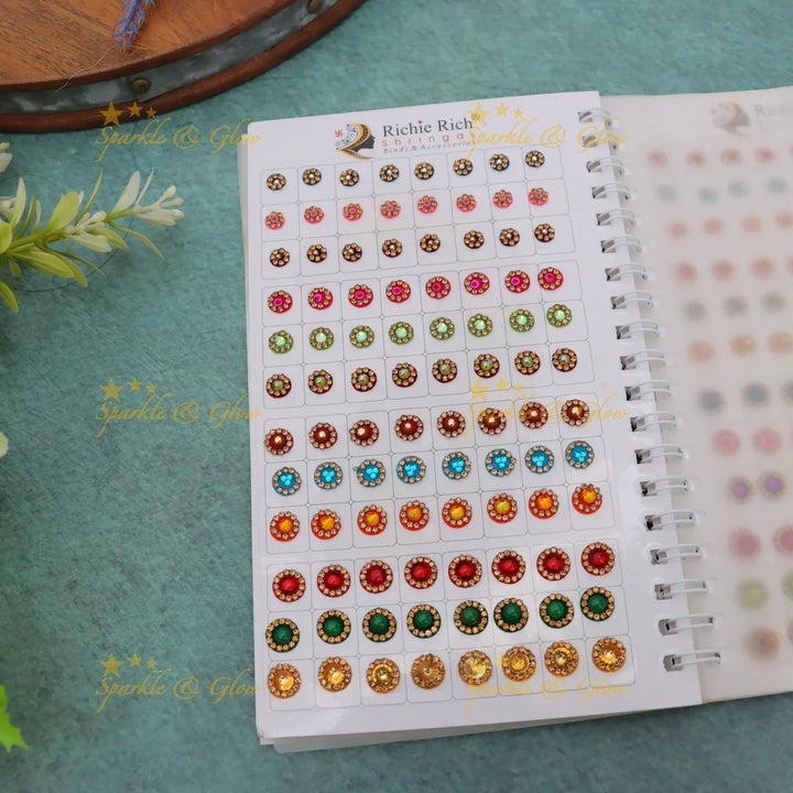 Richie Rich Assorted Bindi Book - Vibrant Festive Collection
