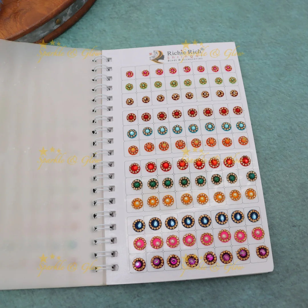 Richie Rich Assorted Bindi Book - Vibrant Festive Collection