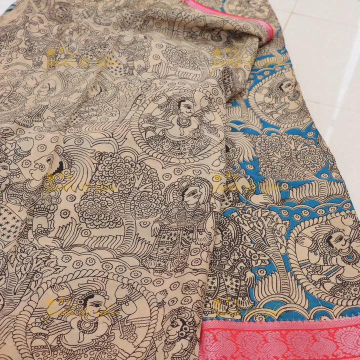 Exquisite Kalamkari Saree - Perfect for Celebrations