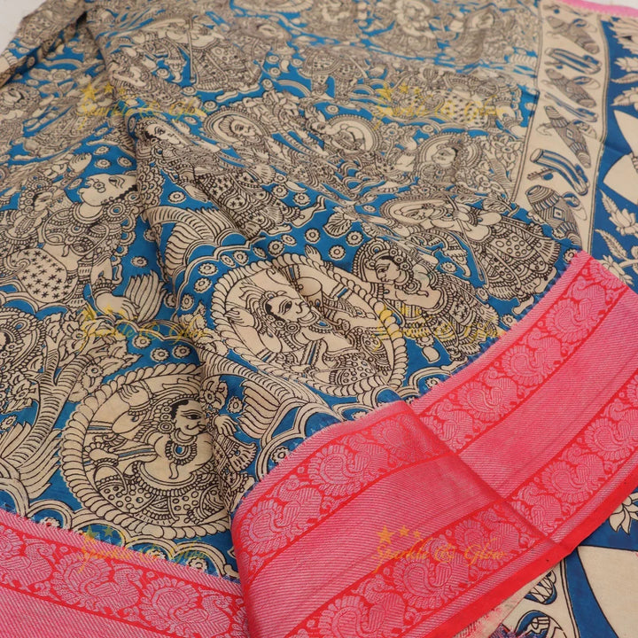 Exquisite Kalamkari Saree - Perfect for Celebrations