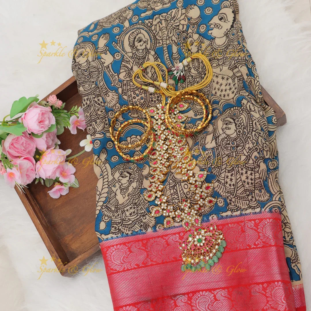 Exquisite Kalamkari Saree - Perfect for Celebrations