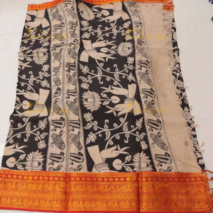 Elegant Kalamkari Saree for Festive Occasions