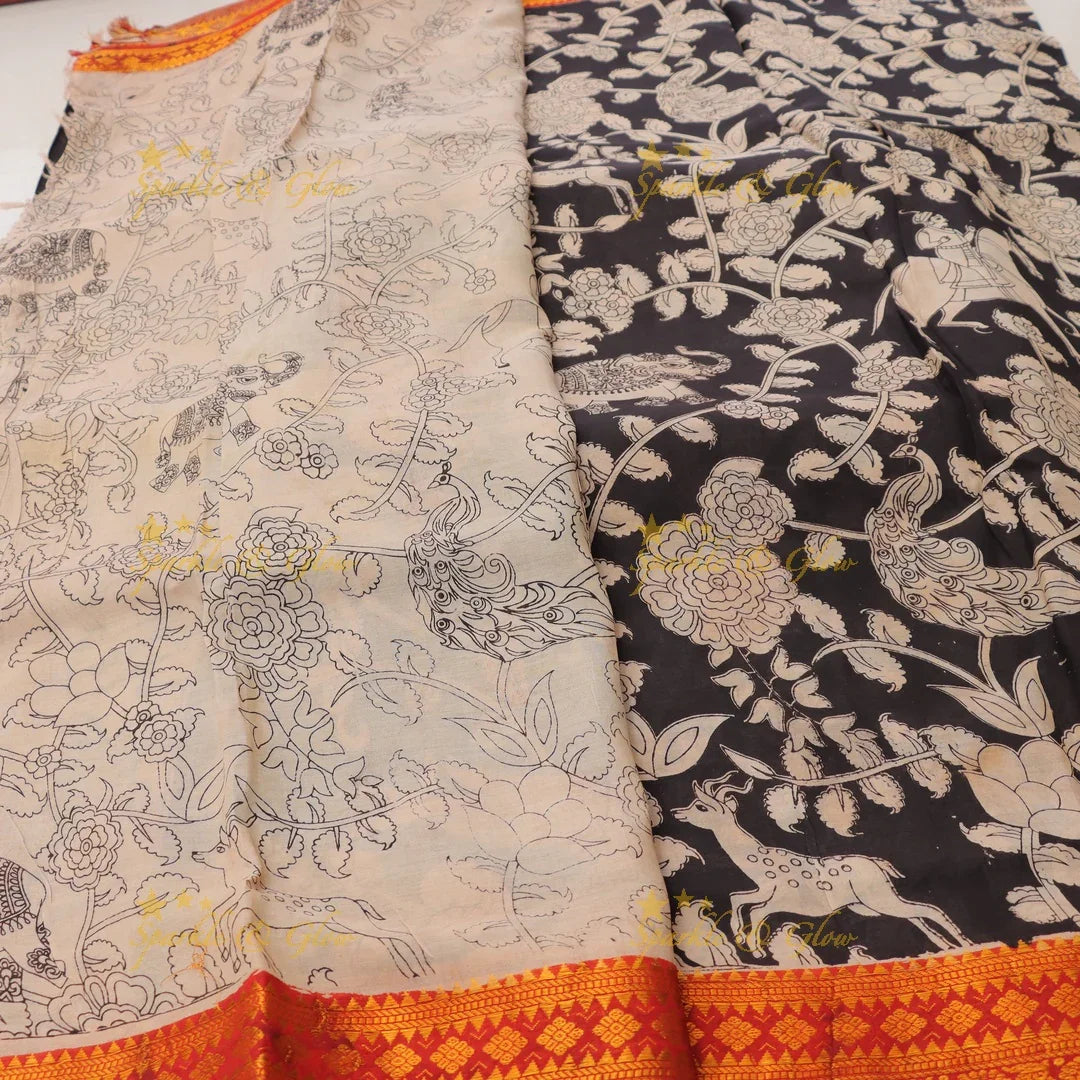 Elegant Kalamkari Saree for Festive Occasions