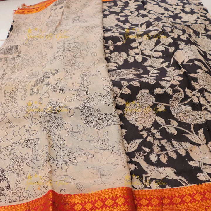 Elegant Kalamkari Saree for Festive Occasions