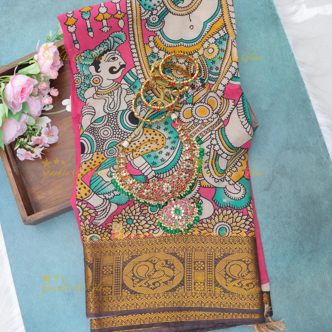 Elegant Kalamkari Sarees for Festive Celebrations