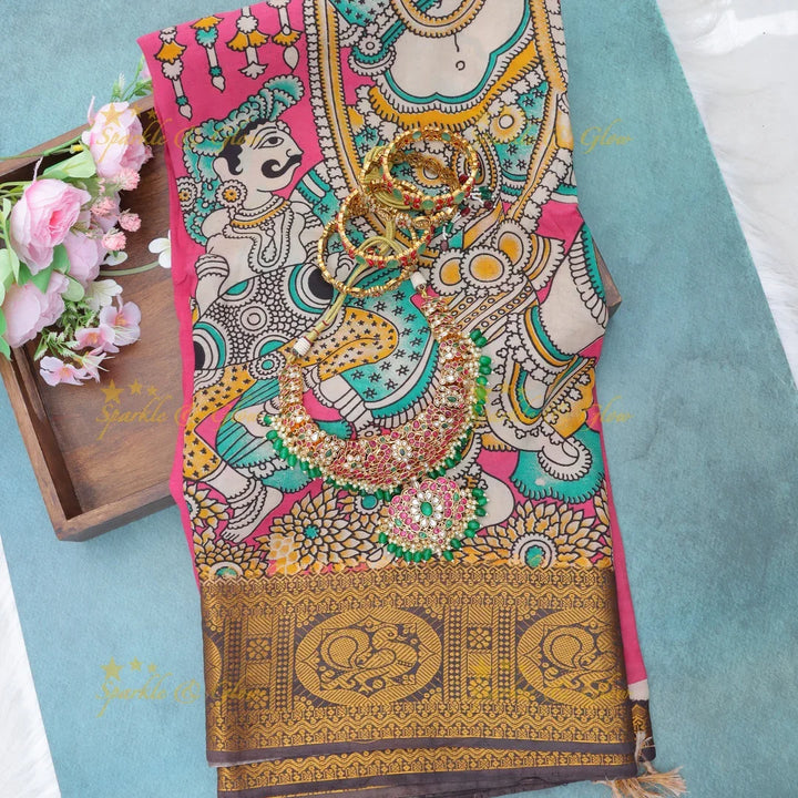 Elegant Kalamkari Sarees for Festive Celebrations
