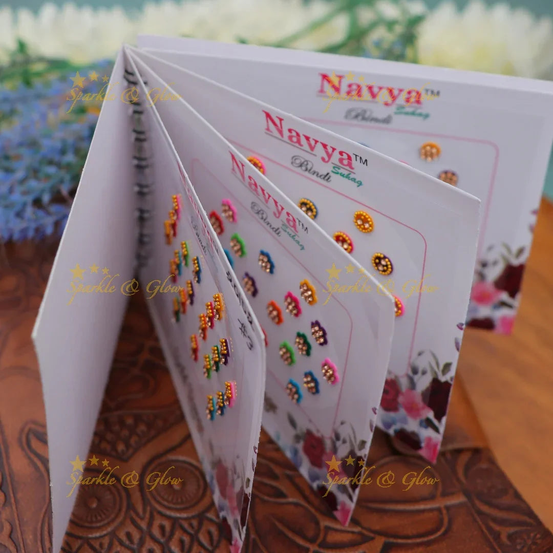 Glamorous Navya Stone Bindi Book for Festive Fashion