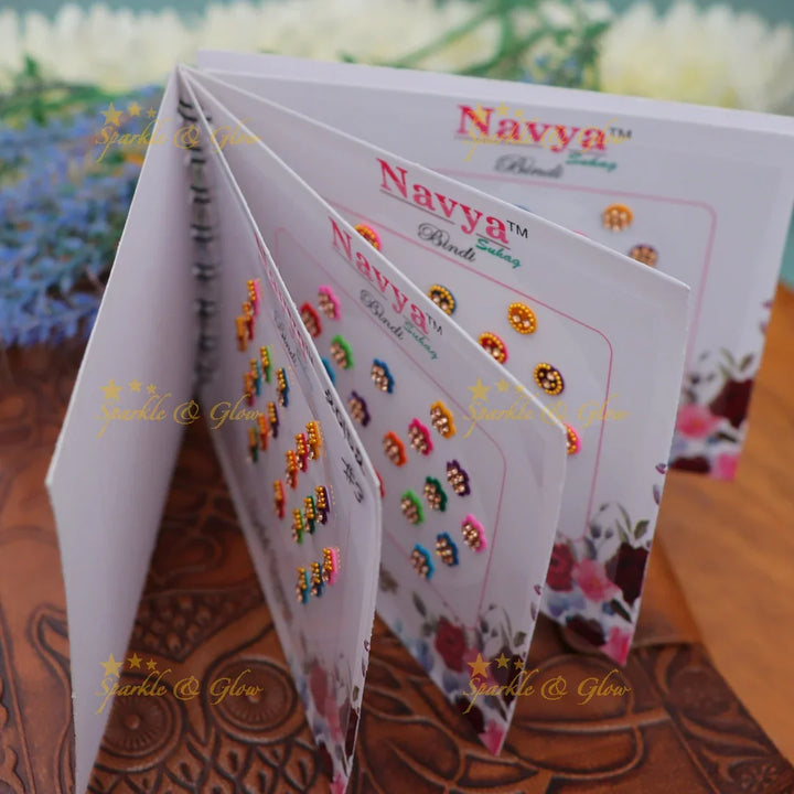 Glamorous Navya Stone Bindi Book for Festive Fashion