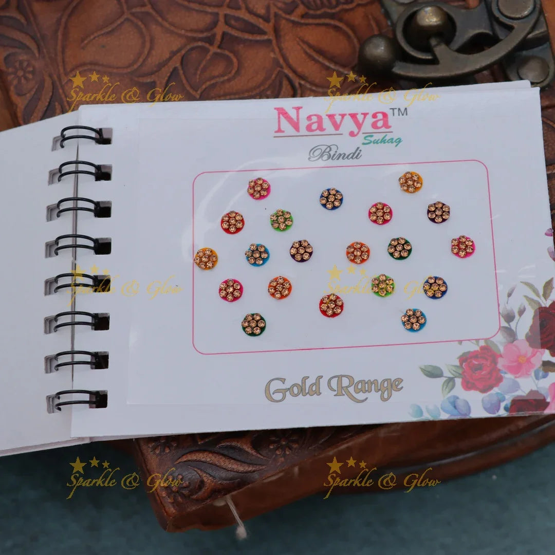 Glamorous Navya Stone Bindi Book for Festive Fashion