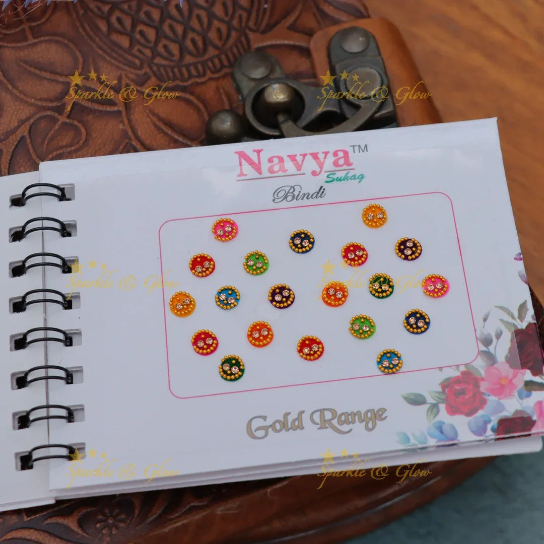Glamorous Navya Stone Bindi Book for Festive Fashion