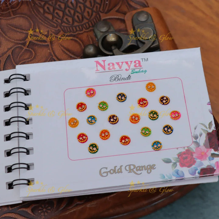 Glamorous Navya Stone Bindi Book for Festive Fashion