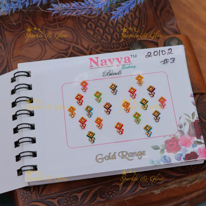 Glamorous Navya Stone Bindi Book for Festive Fashion