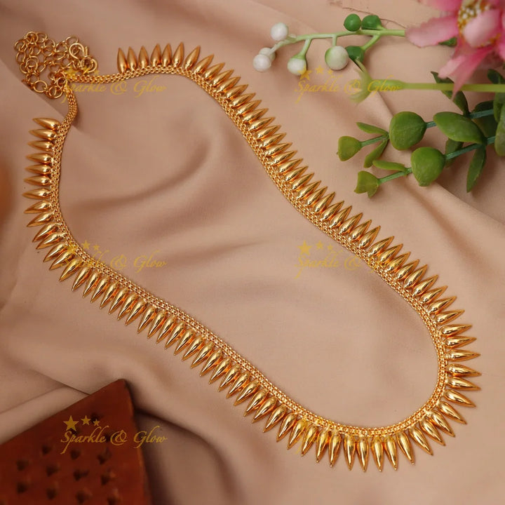 Elegant Jasmine Mogra Bridal Haram Necklace