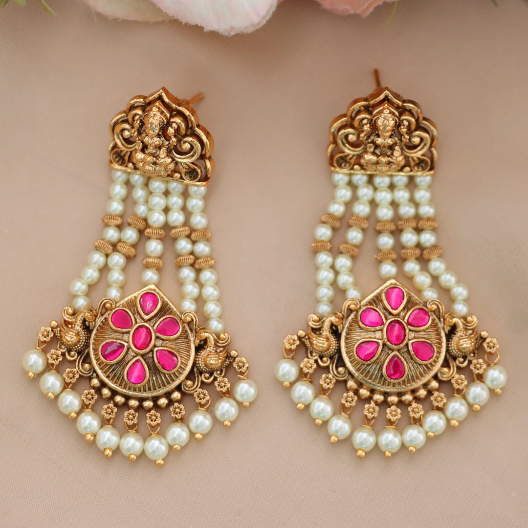 Mintgreen Beaded Earrings - Premium Festive Jewelry