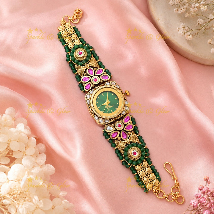 Exquisite Gold-Plated Heritage Bracelet Watch
