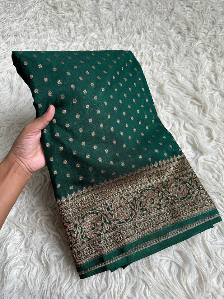 Elegant Banarasi Georgette Saree - Bridal Collection