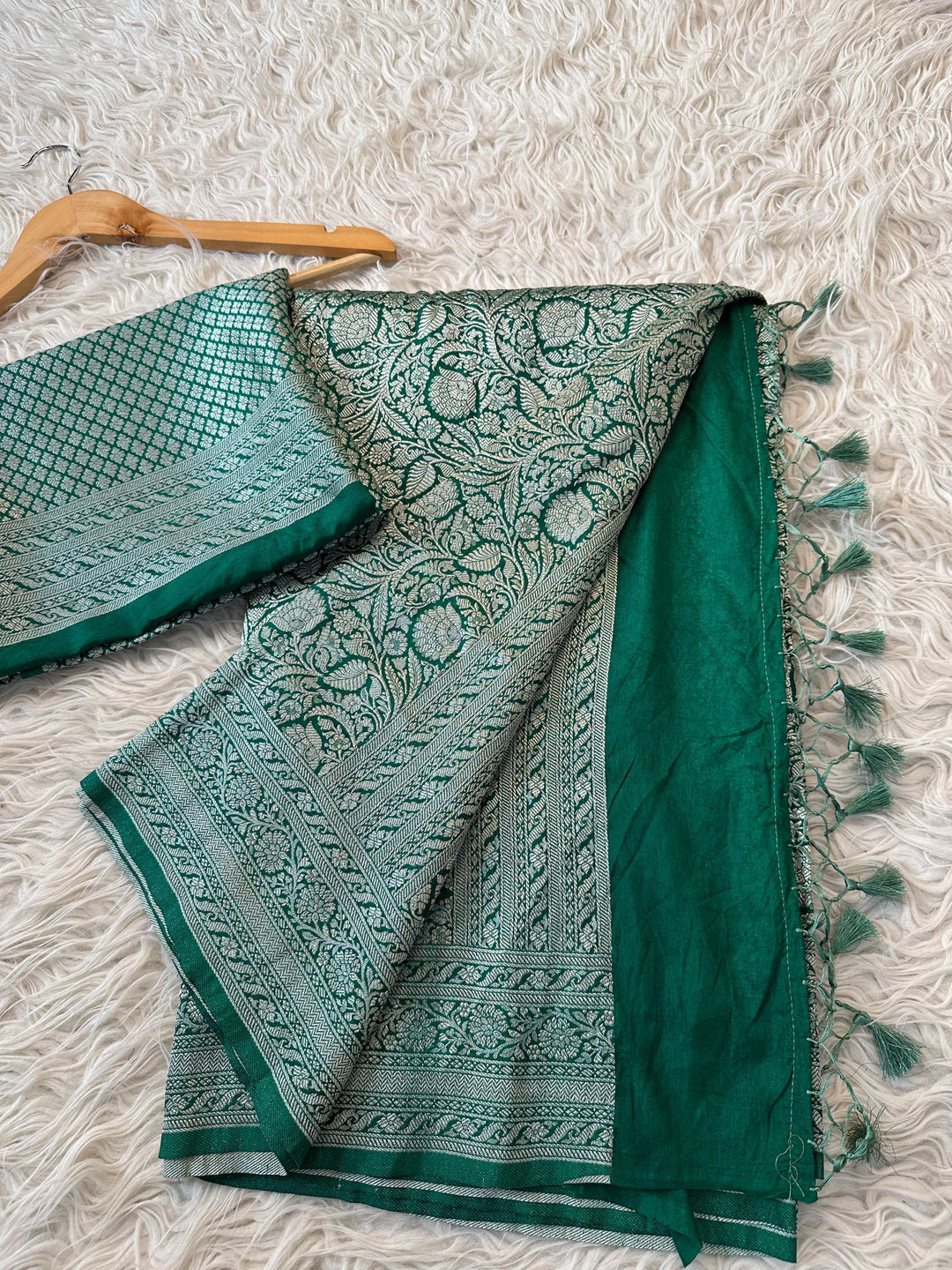 Premium Banarasi Brocade Saree for Festive Occasions