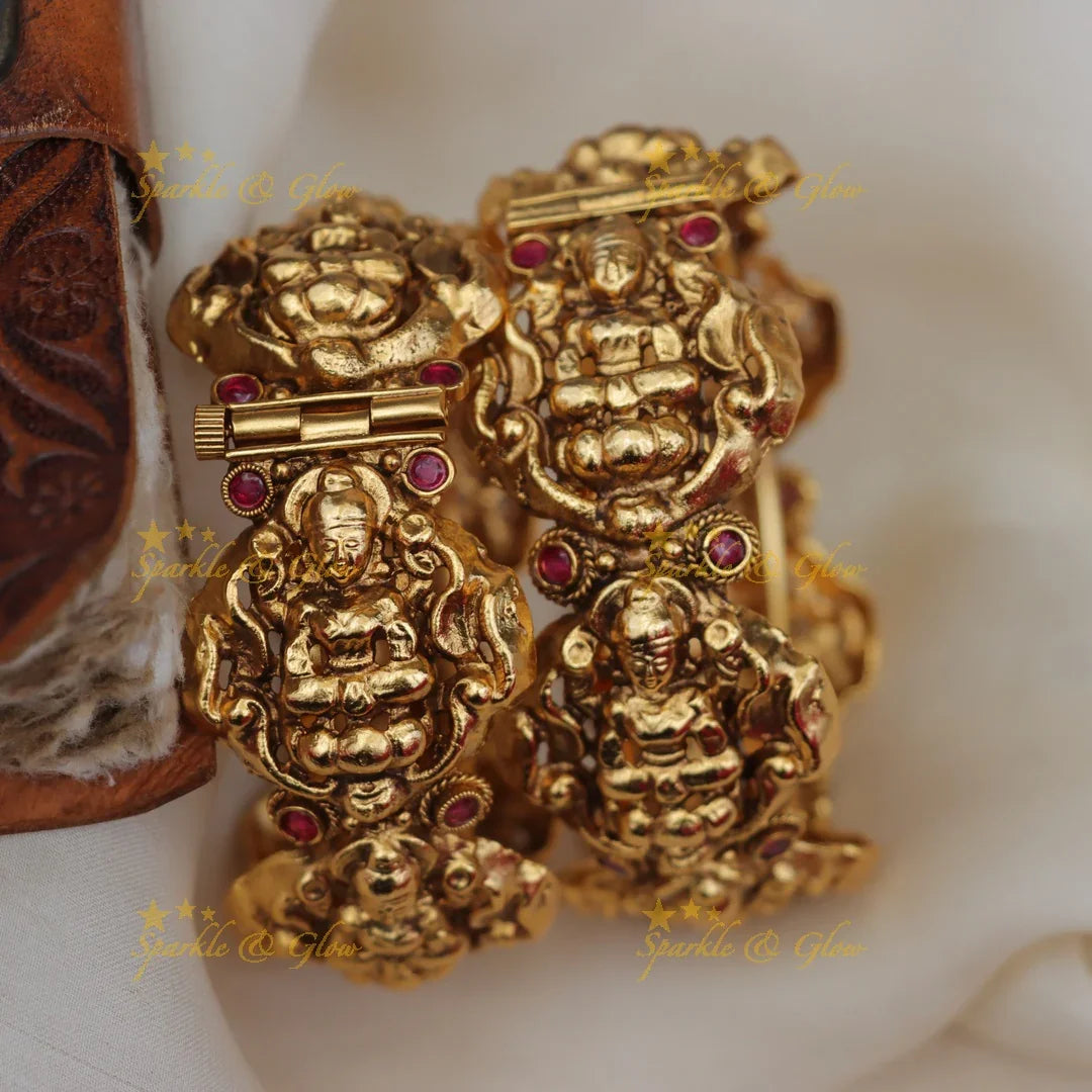 Exquisite Grand Idol Lakshmi Bangles Collection