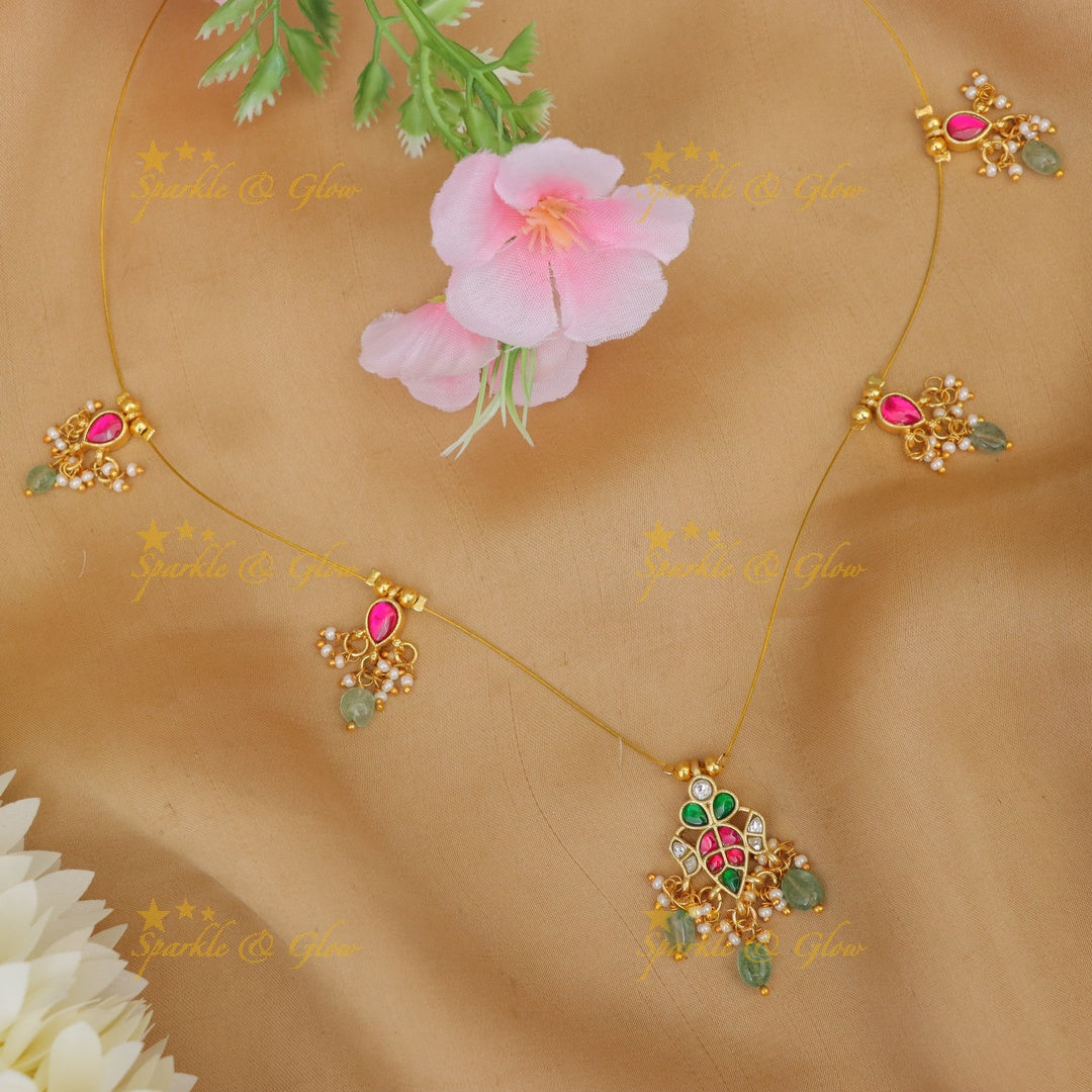 Elegant Jadau Kundan Necklace - Perfect Wedding Choice