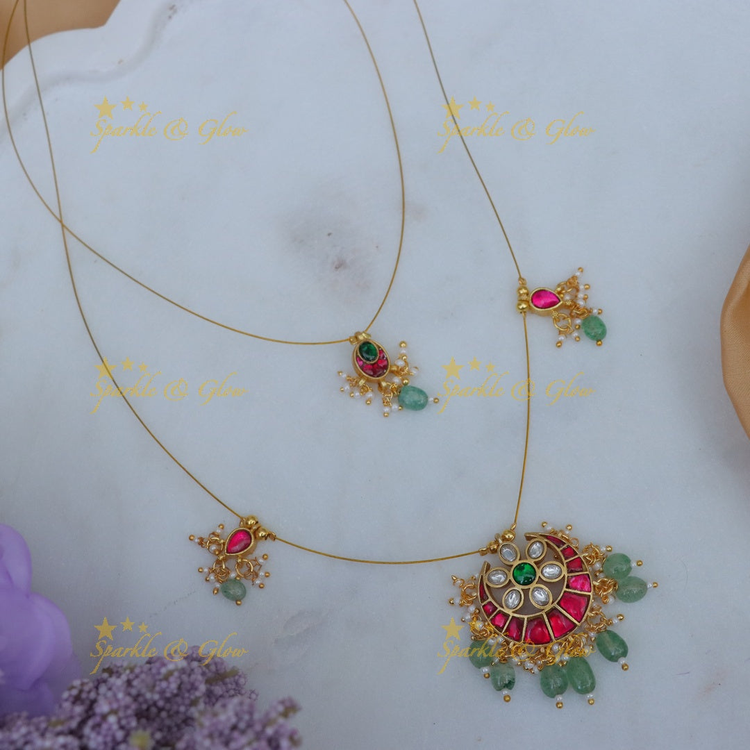 Exquisite Jadau Kundan Necklace - Festive Elegance